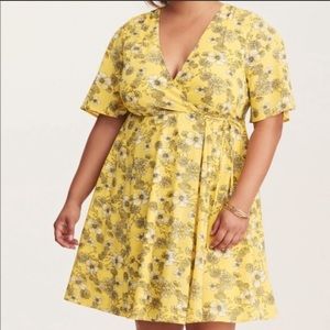 Yellow Floral Dress